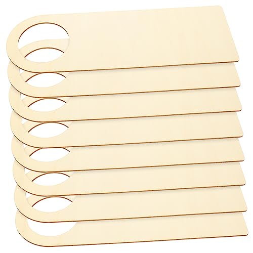ARTSEWPLY 8 Stück Teiliges Holz Türhängeschild DIY Türdeko Unbeschriftetes Türschild für Kreative Bastelprojekte für Geschäft und Wohnraumgestaltung von ARTSEWPLY