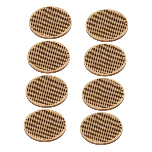 ARTSEWPLY 8 Stück Teiliges Runde Cross Stitch Holzchips Unbehandelte Holzanhänger für DIY Basteln Vielseitig Einsetzbar für Lesezeichen Schmuck und Dekoration Anfängerfreundlich ARTSEWPLY 8 Stück Teiliges Runde Cross Stitch Holzchips Unbehandelte Holzanhänger für DIY Basteln Vielseitig Einsetzbar für Lesezeichen Schmuck und Dekoration Anfängerfreundlich von ARTSEWPLY