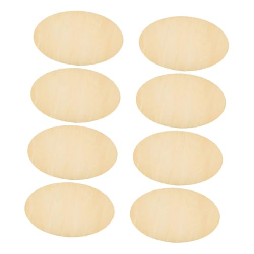 ARTSEWPLY 8 Stück Teiliges Unbehandelte Ovale Holzplatten für DIY Basteln Malen Holzscheiben als Bastelbedarf und Holzschilder für Wohn Bürodekoration ARTSEWPLY 8 Stück Teiliges Unbehandelte Ovale Holzplatten für DIY Basteln Malen Holzscheiben als Bastelbedarf und Holzschilder für Wohn Bürodekoration von ARTSEWPLY