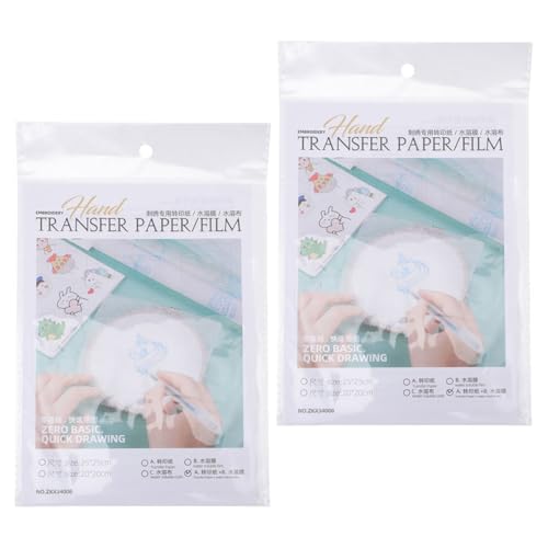 ARTSEWPLY 8 Stück Wasserlösliches Sticktransferpapier Wasserlösliches Tuch Stickstabilisatoren Wasserlöslich Wasserlösliches Stickvlies Wasserlösliche Stickfolie Stickvliese Zum Nähen Pva von ARTSEWPLY