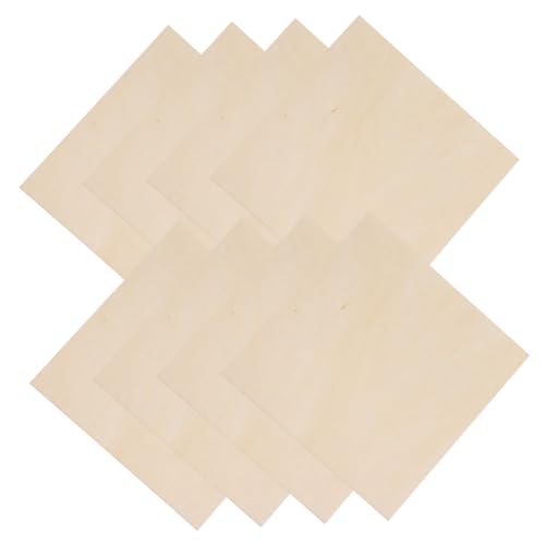 ARTSEWPLY 8Stücke Leere Holzscheiben für DIY Graffiti und Malerei Robuste Holzplatten zum Basteln Vielseitige Bastelmaterialien für Projekte Haushalt von ARTSEWPLY