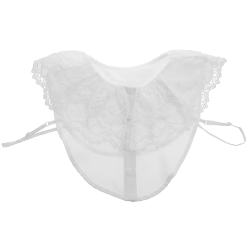 ARTSEWPLY Abnehmbarer Damen Fake Collar aus Weichem Polyester Dekorativer Blusenkragen Einsatz Modischer Stabiler Halbe Kragen für Blusen und Hemden Einfach Anzulegen Vielseitiges ARTSEWPLY Abnehmbarer Damen Fake Collar aus Weichem Polyester Dekorativer Blusenkragen Einsatz Modischer Stabiler Halbe Kragen für Blusen und Hemden Einfach Anzulegen Vielseitiges von ARTSEWPLY