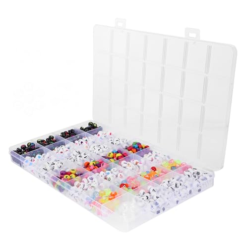 ARTSEWPLY Alphabetperlen DIY Lose Buchstabenperlen für Armbänder und Fußkettchen Langlebige Bastelperlen für Schmuckherstellung Vielseitige von ARTSEWPLY