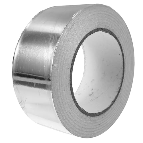 ARTSEWPLY Aluminiumfolie Klebeband Hochtemperaturbeständig Selbstklebend Einseitig Leitfähig Isolierband Für Heizungsrohre Abdichten Dämmen Und Reparieren von ARTSEWPLY