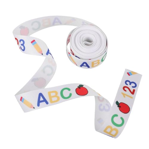 ARTSEWPLY Back To School Ripsband Breit Geschenkband aus Polyester für DIY Basteln Haarschleifen Kranz Dekorationen Frühling Sommer von ARTSEWPLY