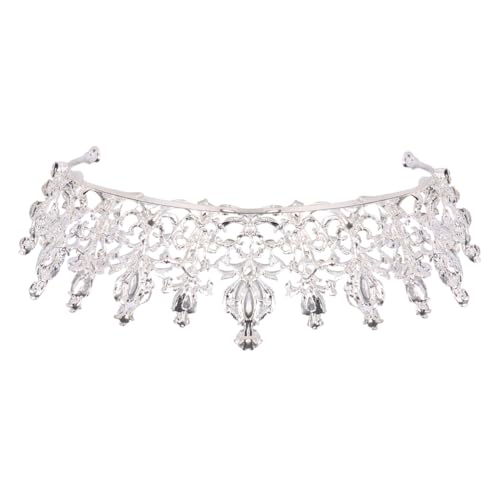 ARTSEWPLY Barock Haarschmuck mit Strahlenden Weißen Strasssteinen Edles Braut Kopfschmuck Accessoire für Hochzeit Party und Festliche Anlässe Damen Headpiece ARTSEWPLY Barock Haarschmuck mit Strahlenden Weißen Strasssteinen Edles Braut Kopfschmuck Accessoire für Hochzeit Party und Festliche Anlässe Damen Headpiece von ARTSEWPLY