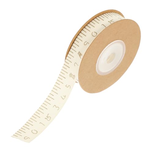 ARTSEWPLY Bedrucktes Baumwollband mit Maßskala Breit Strapazierfähiges Geschenkband für DIY Bastelprojekte Blumenverpackung und Geschenkverpackungen Vielseitiges Handarbeitszubehör von ARTSEWPLY
