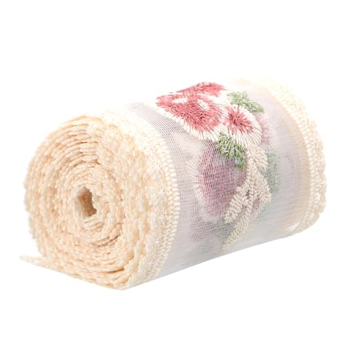 ARTSEWPLY Bestickte Rosen Spitzenborte DIY Stoffspitze für Bekleidungszubehör Hautfreundlich Vielseitig für Hochzeitsdekoration Handarbeiten Geschenkverpackung und Modeakzente von ARTSEWPLY