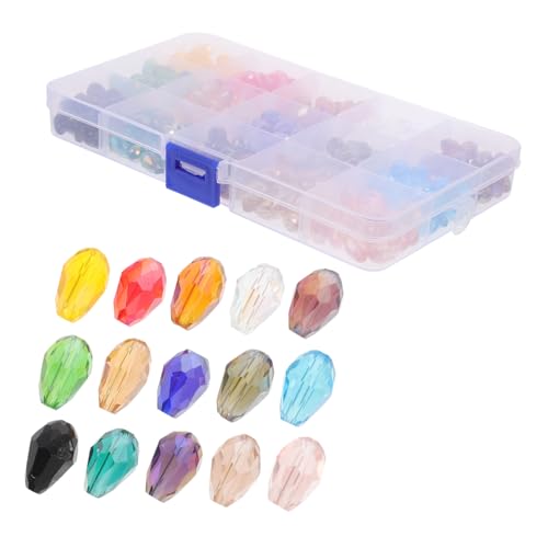 ARTSEWPLY Box mit Wassertröpfchen Glasperlen für DIY Armbänder Farben Dekorative Lose Perlen für Schmuckherstellung für Bastelprojekte ARTSEWPLY Box mit Wassertröpfchen Glasperlen für DIY Armbänder Farben Dekorative Lose Perlen für Schmuckherstellung für Bastelprojekte von ARTSEWPLY