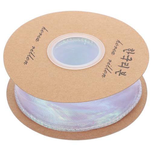 ARTSEWPLY Breites Schimmerndes Geschenkband Traumviolett Dekoratives DIY Band für Blumensträuße Geschenkverpackung und Partydeko Rollenlänge Hochwertiges Bastelmaterial von ARTSEWPLY