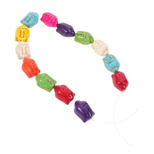 ARTSEWPLY Buddha Head Beads mit Loch Natürliche Buddha Spacer Perlen für DIY Schmuckherstellung Vintage Lose Türkis Schmuckperlen für Armbänder und Basteln ARTSEWPLY Buddha Head Beads mit Loch Natürliche Buddha Spacer Perlen für DIY Schmuckherstellung Vintage Lose Türkis Schmuckperlen für Armbänder und Basteln von ARTSEWPLY