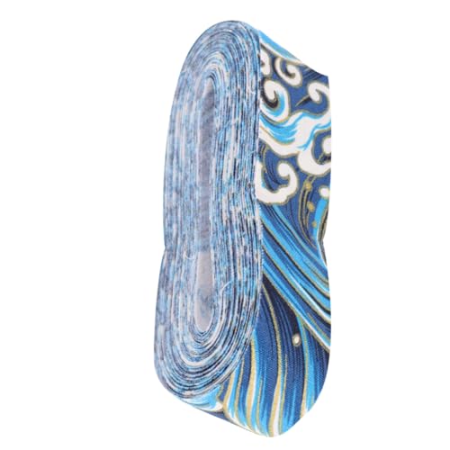 ARTSEWPLY Bunt Bedrucktes Baumwollband Breit Langlebiges DIY Bastelband für Hochzeit Schmuckherstellung Scrapbooking Dekoration Blau Glatte Textur ARTSEWPLY Bunt Bedrucktes Baumwollband Breit Langlebiges DIY Bastelband für Hochzeit Schmuckherstellung Scrapbooking Dekoration Blau Glatte Textur von ARTSEWPLY