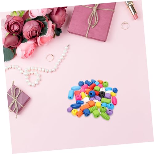 ARTSEWPLY Bunte Holzperlen Verschiedene Formen Natürliche Spacer Beads für DIY Schmuckherstellung Armbänder Halsketten Basteln Zubehör von ARTSEWPLY