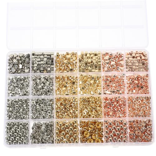 ARTSEWPLY DIY Abstandshalterperlen Glitzernde Perlen für Armbänder Ketten und Schmuckherstellung für Bastelprojekte und Einzigartiges Handwerk von ARTSEWPLY
