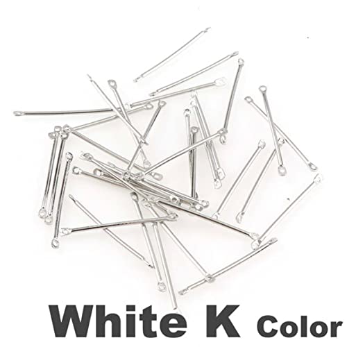 ARTSEWPLY DIY Ohrring Zubehör Verbindungsteile Weiß Metall Ohrschmuck Materialien für Damen Sterling Schmuck Selber Machen von ARTSEWPLY