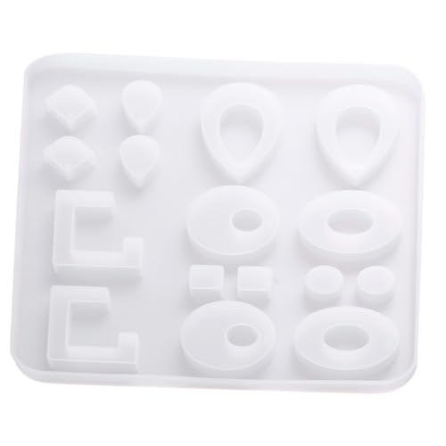 ARTSEWPLY DIY Schmuck Silikonform für Epoxidharz Kreative Kristallharz Schmuckmold Langlebige und Sichere Schmuckherstellung für Halsketten Anhänger und Ohrringe Weiß für Heimstudio von ARTSEWPLY