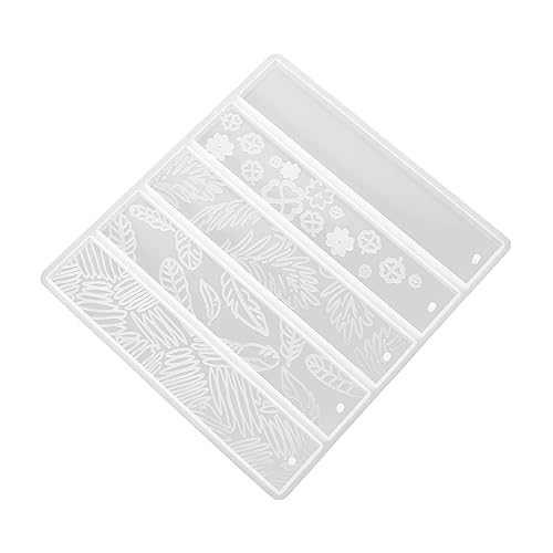 ARTSEWPLY DIY Silikon Bookmark Mould Wiederverwendbare Gießform für Lesezeichen mit Anhängeloch für Kreative Bastelprojekte Geschenkideen und Schulbedarf von ARTSEWPLY