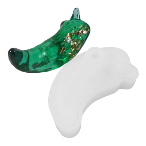 ARTSEWPLY DIY Silikonform Chili Gießform Kristall Harzform mit Klarem Design Flexible Geruchslose Form für Handwerk und Kreative Bastelarbeiten von ARTSEWPLY