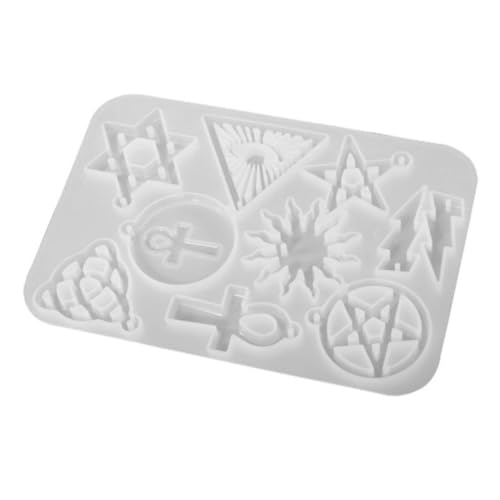 ARTSEWPLY DIY Silikonform Pentagramm Anhängerform Schmuck Gießform für Ohrringe Halsketten Kreatives Basteln mit Flexiblem Reißfestem Material für Feine Burrfreie DIY Schmuckstücke ARTSEWPLY DIY Silikonform Pentagramm Anhängerform Schmuck Gießform für Ohrringe Halsketten Kreatives Basteln mit Flexiblem Reißfestem Material für Feine Burrfreie DIY Schmuckstücke von ARTSEWPLY