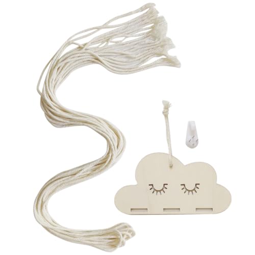 ARTSEWPLY Dekorative Wolken Holzwanddeko aus Sicherem Holz DIY Cloud Plaque mit Natürlicher Maserung Moderne Hängende Wolken Deko für Zuhause Langlebiges und Praktisches Wandornament von ARTSEWPLY