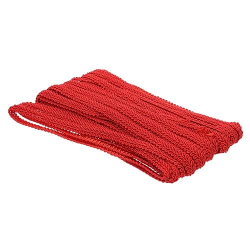 ARTSEWPLY Dekorativer Polyester Zopfbesatz Wellenmuster Roter Spitzenbesatz für DIY Vorhänge Kleidung Kissen Sofabezug Nähen Verzierung ARTSEWPLY Dekorativer Polyester Zopfbesatz Wellenmuster Roter Spitzenbesatz für DIY Vorhänge Kleidung Kissen Sofabezug Nähen Verzierung von ARTSEWPLY