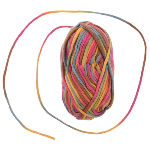 ARTSEWPLY Dickes Buntes T Shirt Garn Weicher Baumwolle für Anfänger Warmes Häkel und Strickgarn Geeignet für DIY Decken Taschen Pullover und Handgefertigte Bastelprojekte von ARTSEWPLY