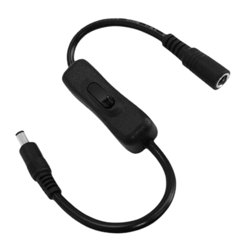ARTSEWPLY Effektgerät Stromversorgungs Schalter Verlängerungskabel für Gitarre Bass Kompatibel mit Effektpedalen Robustes Gummi Metall Material Vielseitiger Adapter von ARTSEWPLY