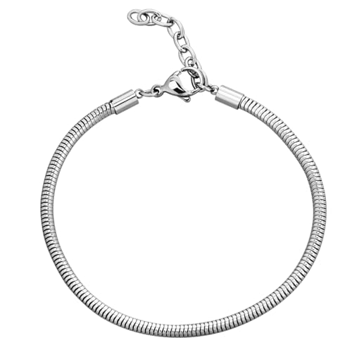 ARTSEWPLY Einstellbares Snake Bracelet aus Edelstahl für Damen und Herren Langlebiges Hautfreundliches Armband mit Geschenkbox Modische Metallkette für Teenager und Alltagsschmuck ARTSEWPLY Einstellbares Snake Bracelet aus Edelstahl für Damen und Herren Langlebiges Hautfreundliches Armband mit Geschenkbox Modische Metallkette für Teenager und Alltagsschmuck von ARTSEWPLY