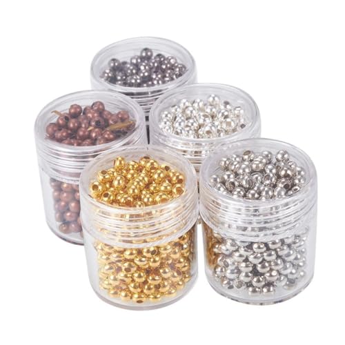 ARTSEWPLY Eisenrundperlen Mixfarbig für Schmuckherstellung DIY Beading Kits Armbänder Halsketten Bastelperlen für Kreative Schmuckgestaltung ARTSEWPLY Eisenrundperlen Mixfarbig für Schmuckherstellung DIY Beading Kits Armbänder Halsketten Bastelperlen für Kreative Schmuckgestaltung von ARTSEWPLY