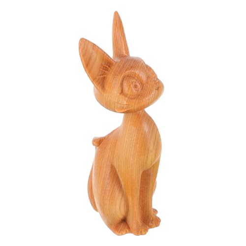 ARTSEWPLY Elegante Holzkatze Auto Deko Miniatur Handgefertigte Holzfigur Katzenornament für Wohnzimmer Büro Schlafzimmer Stilvolle Fahrzeugdekoration ARTSEWPLY Elegante Holzkatze Auto Deko Miniatur Handgefertigte Holzfigur Katzenornament für Wohnzimmer Büro Schlafzimmer Stilvolle Fahrzeugdekoration von ARTSEWPLY