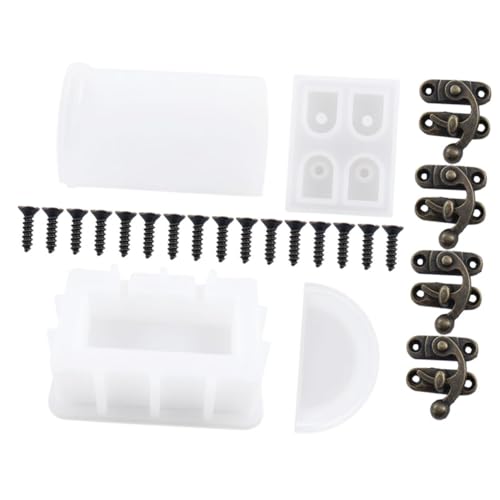 ARTSEWPLY Epoxidharz Silikonform Schatzkiste Spiegelglanz DIY Aufbewahrungsbox Gießform Flexibel Wiederverwendbar Originelles Basteln mit Glitzer Schmuckkasten Mold von ARTSEWPLY