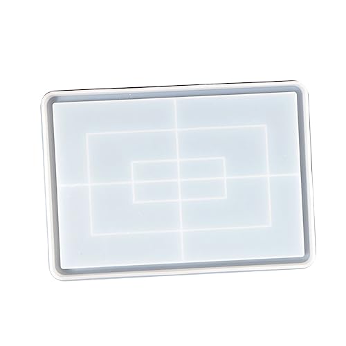 ARTSEWPLY Epoxidharz Silikonform für DIY Lagerschalen Gießform für Tabletts zum Gestalten mit Glitzer und Verzierungen Leicht und Tragbar Bastelidee von ARTSEWPLY