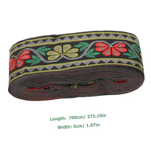 ARTSEWPLY Ethnische Jacquard Borte Polyester Dekoratives DIY Band für Kleidung Taschen Schuhe und Bastelaccessoires Strapazierfähig und Vielseitig Einsetzbar von ARTSEWPLY