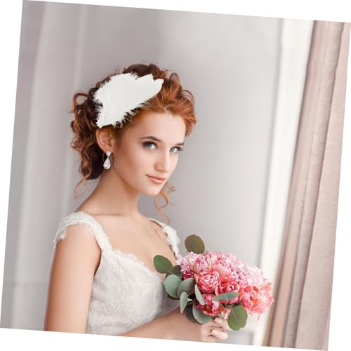 ARTSEWPLY Feder Haarspangen Damen Leichte Braut Haarschmuck Clips mit Klassischem Design Vielseitig für Hochzeit Ballett Party und Alltag Geeignet ARTSEWPLY Feder Haarspangen Damen Leichte Braut Haarschmuck Clips mit Klassischem Design Vielseitig für Hochzeit Ballett Party und Alltag Geeignet von ARTSEWPLY