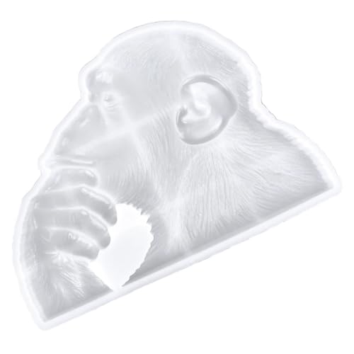 ARTSEWPLY Flexibles Gorilla Silikonform DIY Gießform für Epoxidharz Basteln Rissfest Langlebig Detailreiche Affenform für Kreative Harzkunst und Dekorationen von ARTSEWPLY
