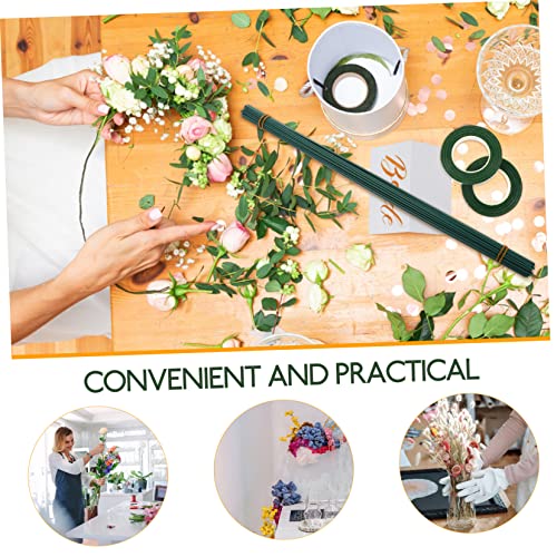 ARTSEWPLY Floristikdraht und Blumenstiele mit Drähten und Dunkelgrünem Klebeband Flexibles DIY Blumenbindedraht für Künstliche Blumenarrangements Basteln Hochzeitsdekoration ARTSEWPLY Floristikdraht und Blumenstiele mit Drähten und Dunkelgrünem Klebeband Flexibles DIY Blumenbindedraht für Künstliche Blumenarrangements Basteln Hochzeitsdekoration von ARTSEWPLY