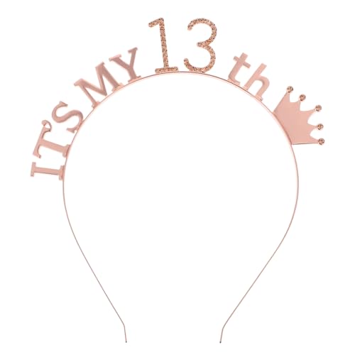 ARTSEWPLY Geburtstagskrone Haarschmuck Leichtes Stirnband Kreatives Partyaccessoire für Mädchen und Frauen Angenehmer Sitz Langlebiges Material Unvergessliche Feier ARTSEWPLY Geburtstagskrone Haarschmuck Leichtes Stirnband Kreatives Partyaccessoire für Mädchen und Frauen Angenehmer Sitz Langlebiges Material Unvergessliche Feier von ARTSEWPLY