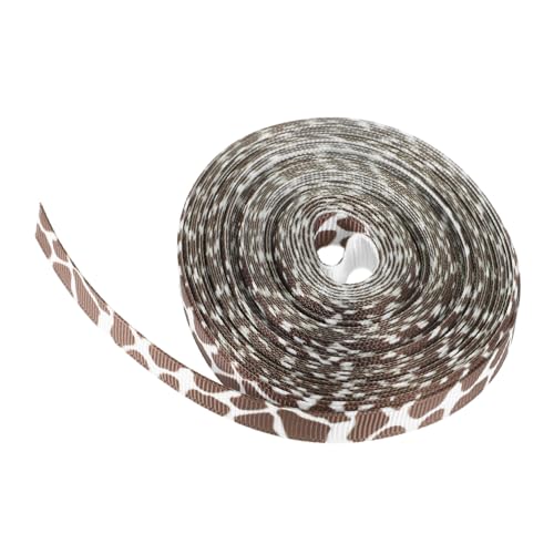 ARTSEWPLY Giraffenmuster Ripsband aus Polyester Breit Weiches Strapazierfähiges Bastelband zum Nähen Dekorieren und Geschenkverpacken Farbecht für DIY Kränze und Partybedarf ARTSEWPLY Giraffenmuster Ripsband aus Polyester Breit Weiches Strapazierfähiges Bastelband zum Nähen Dekorieren und Geschenkverpacken Farbecht für DIY Kränze und Partybedarf von ARTSEWPLY