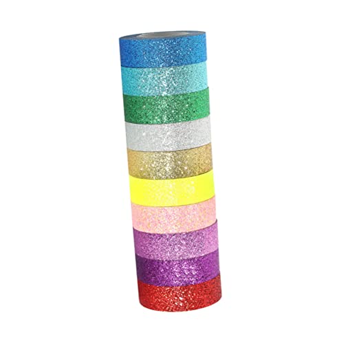 ARTSEWPLY Glitzer Washi Tape Set Buntes Dekoratives Klebeband mit Glitzer Handreißbar Vielseitig für Scrapbooking DIY Basteln Geschenkverpackung und Büro Geeignet ARTSEWPLY Glitzer Washi Tape Set Buntes Dekoratives Klebeband mit Glitzer Handreißbar Vielseitig für Scrapbooking DIY Basteln Geschenkverpackung und Büro Geeignet von ARTSEWPLY