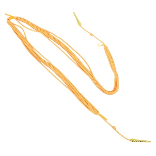 ARTSEWPLY Goldene Aiguillette Schulterschnur Geflochten Traditionell Dekorative Schulterklappen Quaste für Uniform Kostüm Bühnenauftritt Langlebig mit Modischem Kunststoffanhänger von ARTSEWPLY