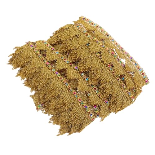 ARTSEWPLY Goldfarbener Spitzenbesatz mit Pailletten Metallic Band für DIY Kleidung Accessoires Bouquet Dekorationen Robust Vielseitig Einfach zu Verarbeiten für Nähprojekte und Handwerk ARTSEWPLY Goldfarbener Spitzenbesatz mit Pailletten Metallic Band für DIY Kleidung Accessoires Bouquet Dekorationen Robust Vielseitig Einfach zu Verarbeiten für Nähprojekte und Handwerk von ARTSEWPLY