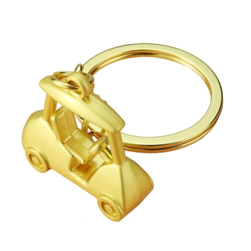 ARTSEWPLY Golf Cart Schlüsselanhänger Goldfarben Stilvoller Schlüssel organizer und Anhänger für Golfschlüssel Multifunktional Leicht Robust Golfwagen Zubehör für Golfer und Geschenkideen von ARTSEWPLY