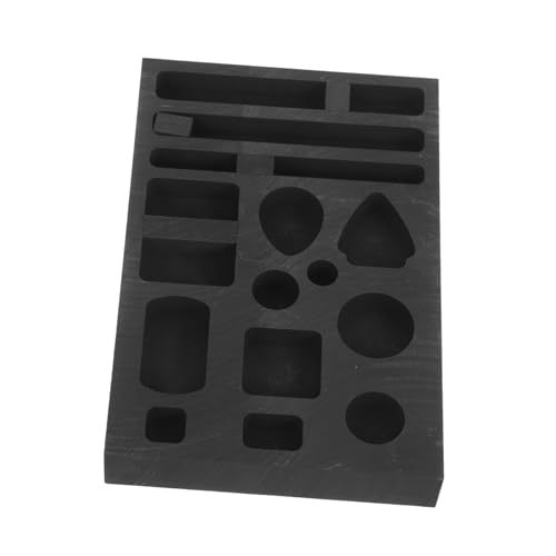 ARTSEWPLY Graphit-gießform für Schmuckschmelzen Hochreines Graphit Fach-multiloch-design Präzise Metallgießform für Gold Silberstück Effiziente Metallgießform für Professionelle von ARTSEWPLY