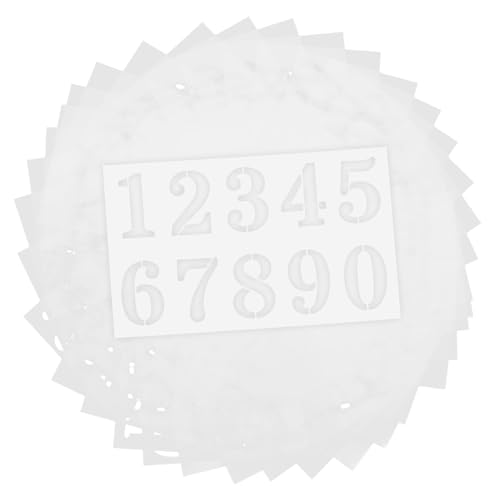 ARTSEWPLY Großformatige Buchstaben schablonen aus Robustem Pet Kunststoff Vielseitig für DIY Wandmalerei Bastelprojekte und Holzdekoration mit Zahlen und Symbolen für Kreative Gestaltung ARTSEWPLY Großformatige Buchstaben schablonen aus Robustem Pet Kunststoff Vielseitig für DIY Wandmalerei Bastelprojekte und Holzdekoration mit Zahlen und Symbolen für Kreative Gestaltung von ARTSEWPLY