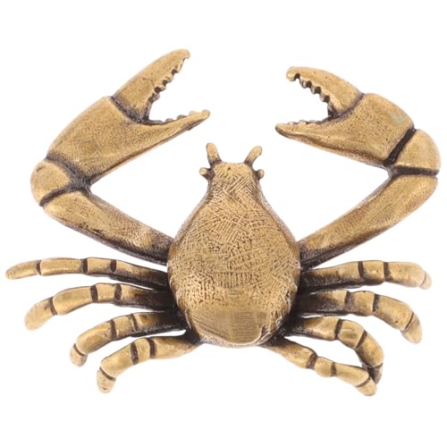 ARTSEWPLY Handgefertigte Messing Krabbenfigur Retro Stil Stabile Tischdekoration Kreative Büro Regaldeko Aus Messing Für Wohnzimmer und Schminktisch ARTSEWPLY Handgefertigte Messing Krabbenfigur Retro Stil Stabile Tischdekoration Kreative Büro Regaldeko Aus Messing Für Wohnzimmer und Schminktisch von ARTSEWPLY