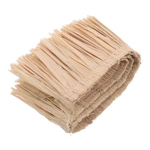 ARTSEWPLY Handgefertigte Raffia Grass Fransen Natürliche Vielseitige Bastelware für Hawaiianische Party Dekoration DIY Grasrock Taschen und Schuhzubehör von ARTSEWPLY