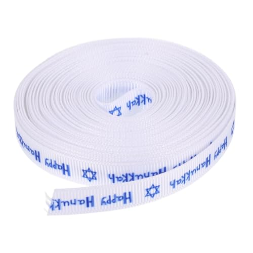 ARTSEWPLY Hanukkah Geschenkband Breit Dekoratives Satinband für DIY Geschenkverpackung Schleifen Basteln Blumendekoration Festliche Lichtfest Bänder ARTSEWPLY Hanukkah Geschenkband Breit Dekoratives Satinband für DIY Geschenkverpackung Schleifen Basteln Blumendekoration Festliche Lichtfest Bänder von ARTSEWPLY
