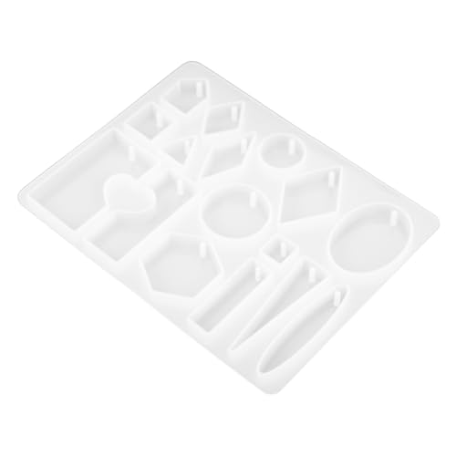 ARTSEWPLY Herzform Silikonform für DIY Schmuck Wiederverwendbare Ohrringe Gießform Flexible Silikonform für Anhänger für Kreative Bastelprojekte Einfach zu Reinigen von ARTSEWPLY
