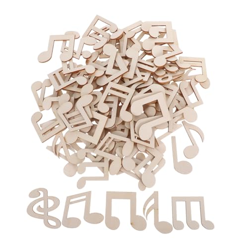 ARTSEWPLY Holz Musiknoten Bastelset Unlackierte Holzscheiben Hohe Noten DIY Bastelmaterialien Für Kreative Handarbeit Party Deko Naturholz Sicher ARTSEWPLY Holz Musiknoten Bastelset Unlackierte Holzscheiben Hohe Noten DIY Bastelmaterialien Für Kreative Handarbeit Party Deko Naturholz Sicher von ARTSEWPLY