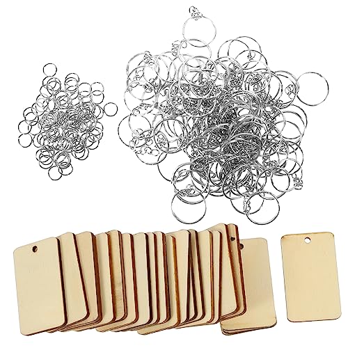 ARTSEWPLY Holz Schlüsselanhänger Rohlinge Natürliche DIY Blank Keychain Anhänger mit Ring Rechteckige Lackfreie Holzanhänger für Gravur Malerei Bastelprojekte Stabile Sichere ARTSEWPLY Holz Schlüsselanhänger Rohlinge Natürliche DIY Blank Keychain Anhänger mit Ring Rechteckige Lackfreie Holzanhänger für Gravur Malerei Bastelprojekte Stabile Sichere von ARTSEWPLY
